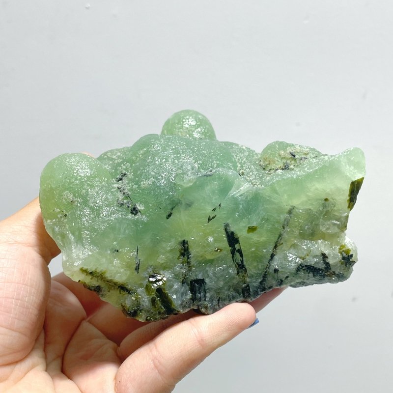 12 Pieces Beautiful Prehnite Raw Stone Specimen - Wholesale Crystals