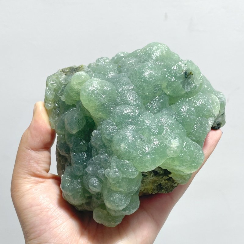 12 Pieces Beautiful Prehnite Raw Stone Specimen - Wholesale Crystals