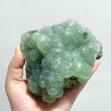 12 Pieces Beautiful Prehnite Raw Stone Specimen - Wholesale Crystals