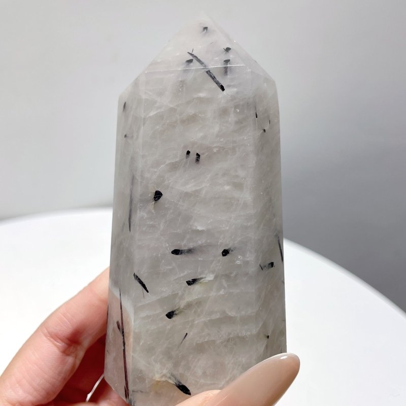 12 Pieces Black Tourmaline Crystal Tower - Wholesale Crystals