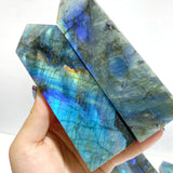 12 Pieces Flash Labradorite Four - Sided Point - Wholesale Crystals