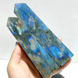 12 Pieces Flash Labradorite Four - Sided Tower - Wholesale Crystals