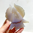 12 Pieces Geode Agate Druzy Angel Carving - Wholesale Crystals
