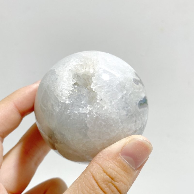 12 Pieces Moss Agate Spheres - Wholesale Crystals