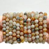 12 Pieces Thousand Layer Garden Quartz Bracelets - Wholesale Crystals