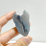 12 Pieces Trolleite Stone Wing Shield Carving Closeout - Wholesale Crystals