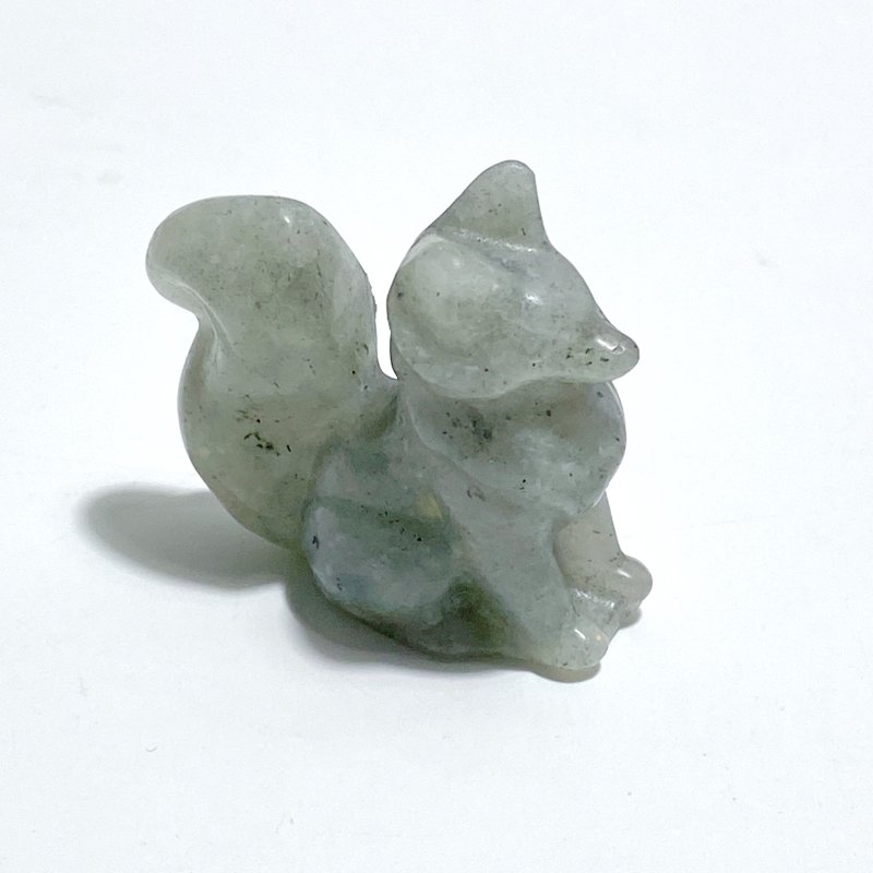 12 Types Fox Carving Wholesale Rose Quartz Labradorite Yellow Calcite - Wholesale Crystals