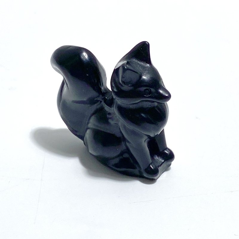 12 Types Fox Carving Wholesale Rose Quartz Labradorite Yellow Calcite - Wholesale Crystals