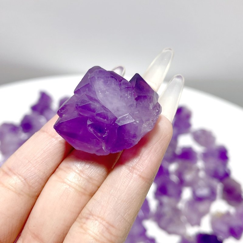 121 Pieces Beautiful Amethyst Clusters - Wholesale Crystals