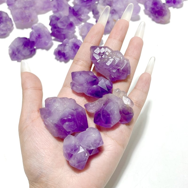 121 Pieces Beautiful Amethyst Clusters - Wholesale Crystals