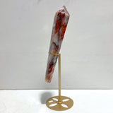 6 Pieces Fire Quartz Magic Scepter Wand With Stand