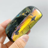 13 Pieces Beautiful Polished Yellow Blue Labradorite Free Form -Wholesale Crystals