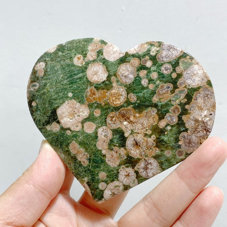 13 Pieces Large Rainforest Jasper Heart 3 -Wholesale Crystals