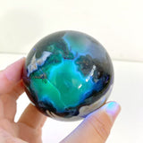 13 Pieces Volcano Agate Sphere(UV - Reactive) - Wholesale Crystals