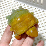 131 Pieces Caribbean Calcite Sea Turtle Carving (Sea Freight Only) -Wholesale Crystals