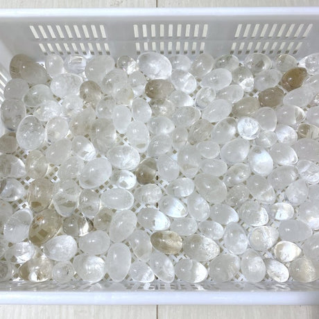 139 Pieces Clear Quartz Eggs (Sea Freight Only) -Wholesale Crystals