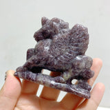 14 Pieces Lepidolite Unicorn Carving Closeout -Wholesale Crystals