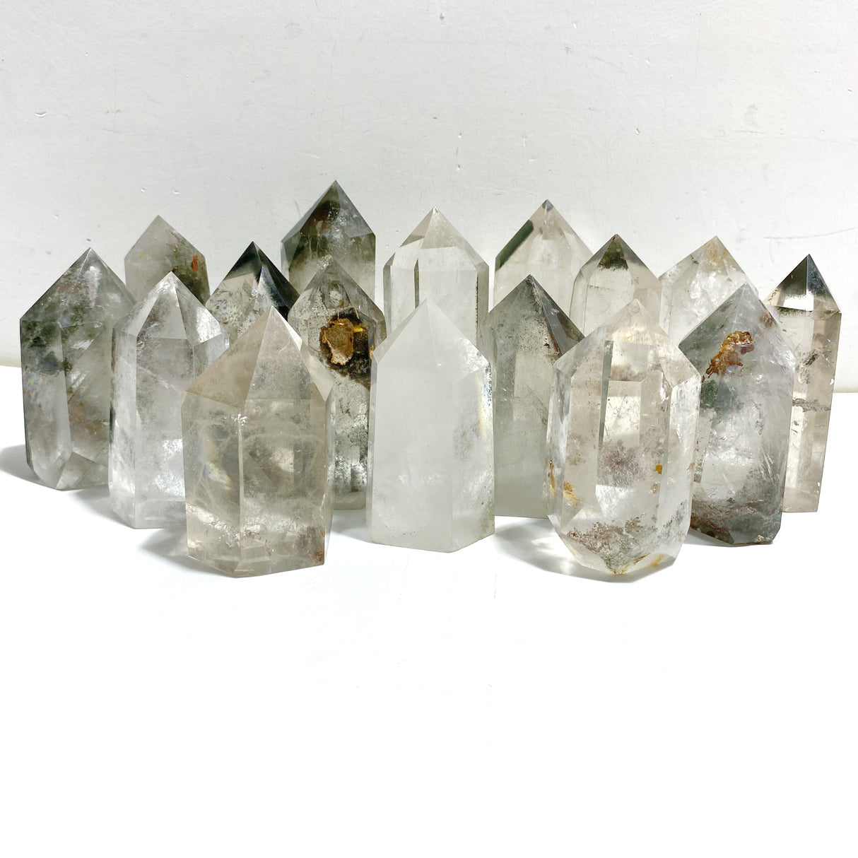 16 Pieces Garden Quartz Clear Tower