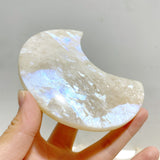 17 Pieces Moonstone Moon Crystal Carving