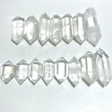 15 Pieces Clear Quartz Double Points - Wholesale Crystals