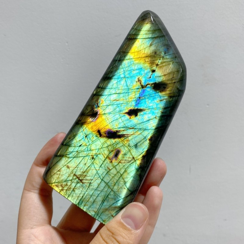 16 Pieces Labradorite Polished Free Form -Wholesale Crystals