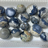 16 Pieces Volcano Agate Sphere(UV - Reactive) - Wholesale Crystals