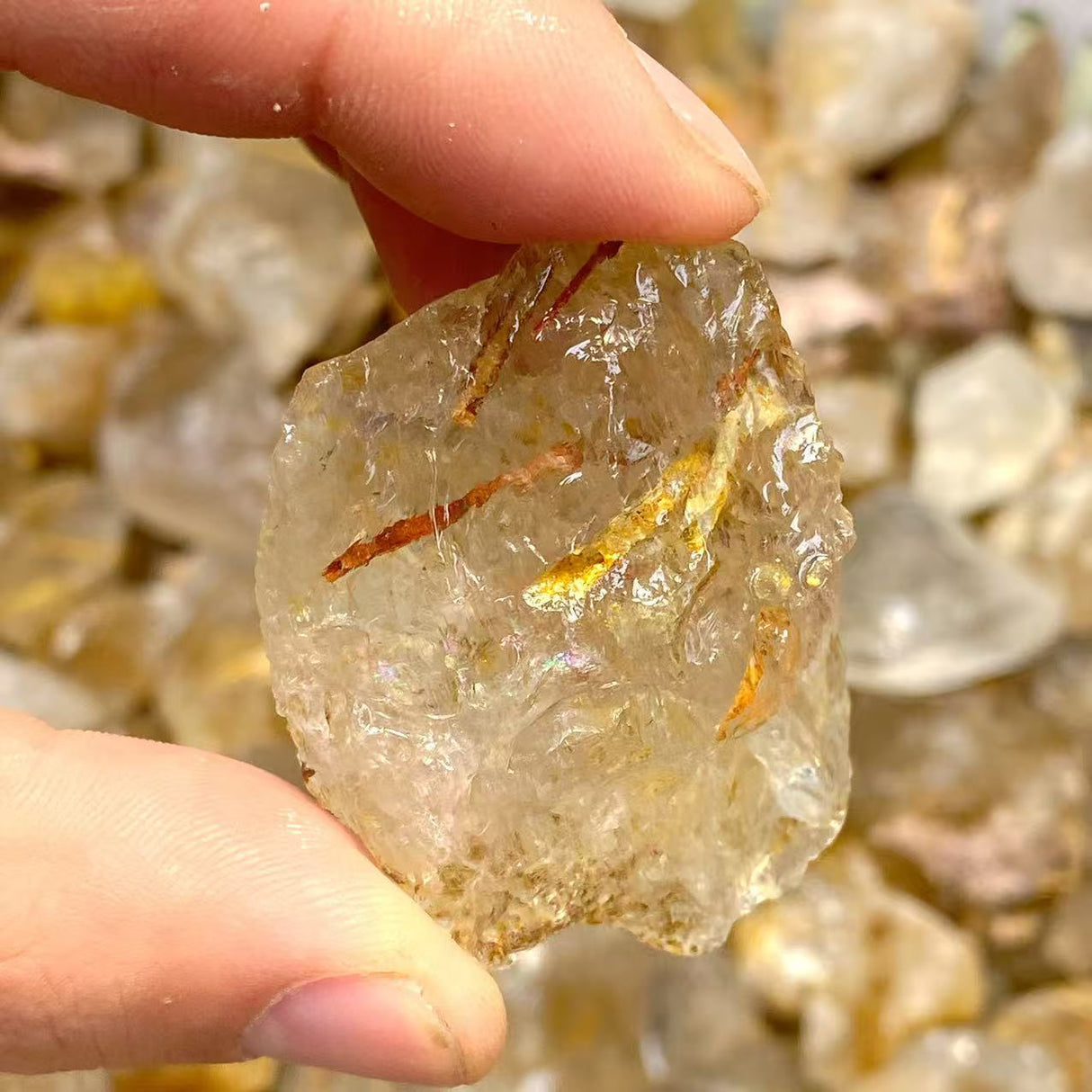 19KG Raw Rutile Quartz (Sea Freight Only)