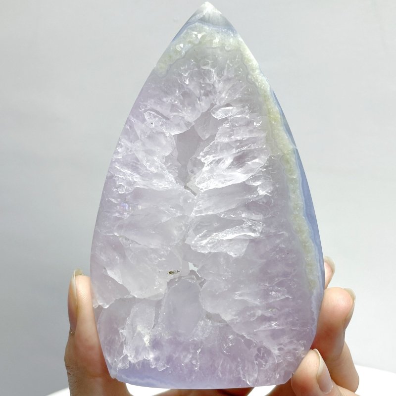 17 Pieces Beautiful Blue Chalcedony Arrow Head Shape - Wholesale Crystals