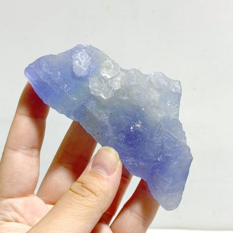 17 Pieces Blue Fluorite Mixed Calcite Raw Stone Specimen - Wholesale Crystals