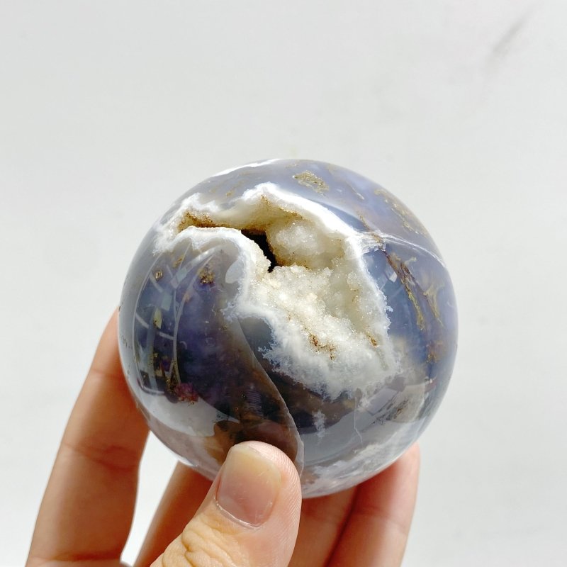 17 Pieces Moss Agate Spheres - Wholesale Crystals