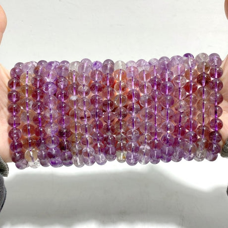 18 Pieces Beautiful Amethyst Bracelets - Wholesale Crystals