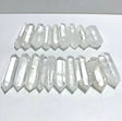 19 Pieces Clear Quartz Double Points - Wholesale Crystals