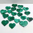 19 Pieces Malachite Heart -Wholesale Crystals