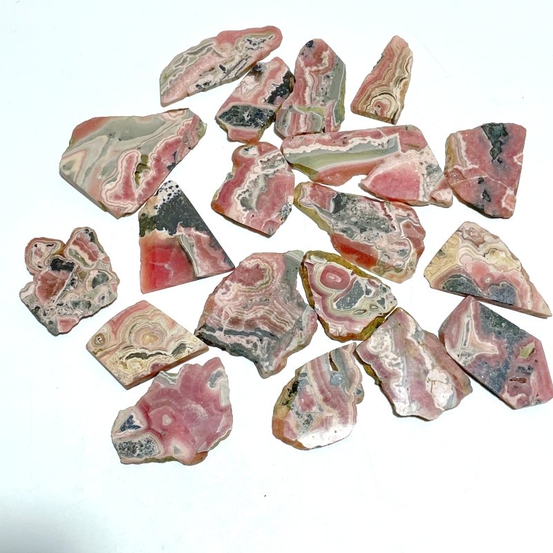 19 Pieces Rhodochrosite Slab - Wholesale Crystals