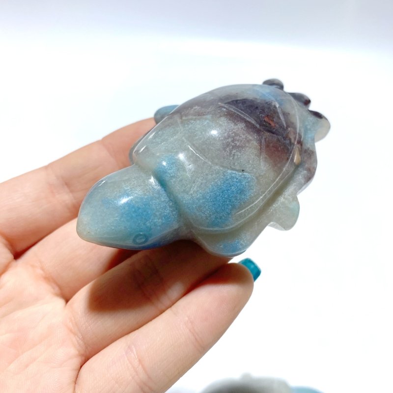 19 Pieces Trolleite Sea Turtle Carving - Wholesale Crystals