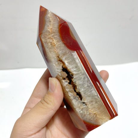 19 Pieces Carnelian Mixed Quartz Tower Point