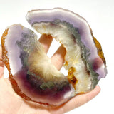 2 Pairs Fluorite Mixed Pyrite Butterfly Wing With Stand 8 - Wholesale Crystals