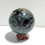 2 Pieces 6th Vein Ocean Jasper Spheres - Wholesale Crystals