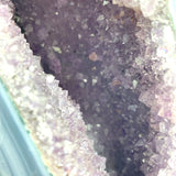 2 Pieces Amethyst Cluster Mixed Agate Dinosaur Eggs Home Decor With Stand - Wholesale Crystals