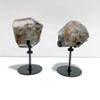 2 Pieces Beautiful Garden Quartz Free Form With Stand Home Decor - Wholesale Crystals