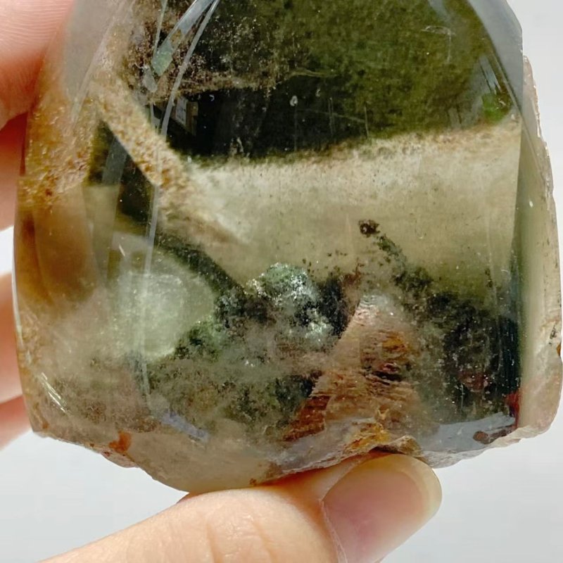 2 Pieces Beautiful Garden Quartz With Stand -Wholesale Crystals