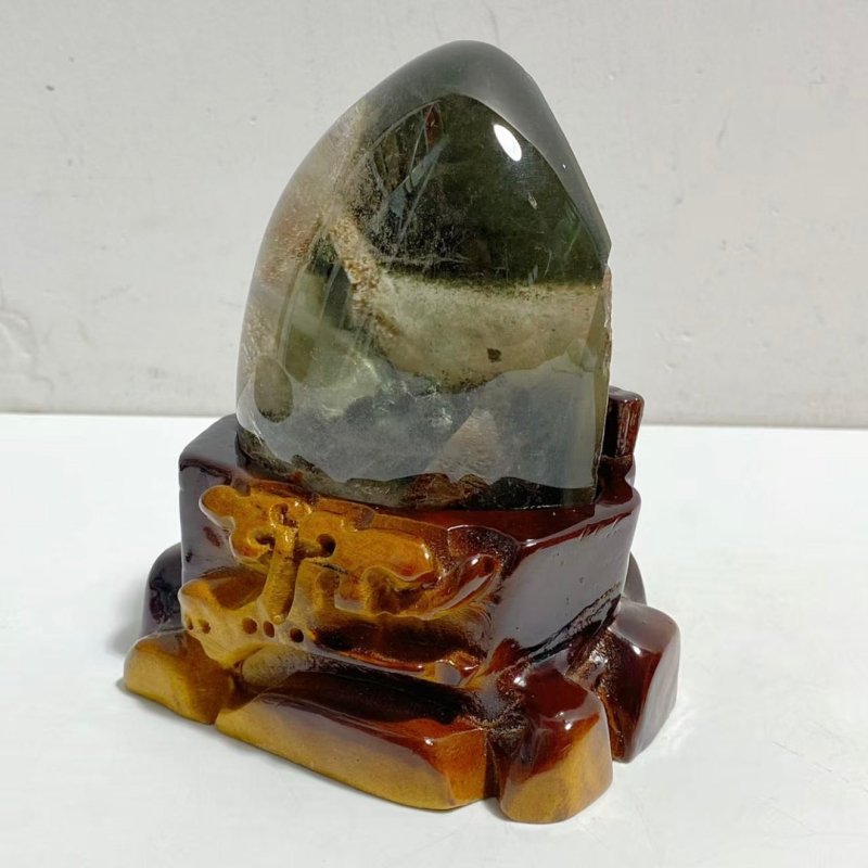 2 Pieces Beautiful Garden Quartz With Stand -Wholesale Crystals