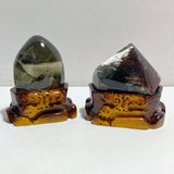 2 Pieces Beautiful Garden Quartz With Stand -Wholesale Crystals