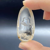 2 Pieces Crane Garden Quartz Inner Scene Carving -Wholesale Crystals