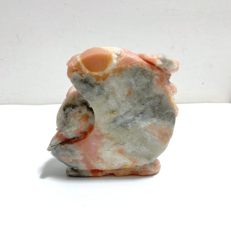 2 Pieces Cute Pink Opal Bird Carving - Wholesale Crystals