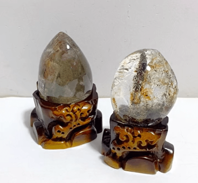 2 Pieces Garden Quartz With Stand -Wholesale Crystals