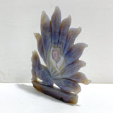 2 Pieces Geode Agate Druzy Nine-tailed Fox Carving 17 -Wholesale Crystals