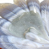 2 Pieces Geode Agate Druzy Nine-tailed Fox Carving 18 -Wholesale Crystals