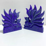 2 Pieces Lapis Lazuli Nine-tailed Fox Carving -Wholesale Crystals