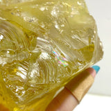 2 Pieces Large Citrine Raw Stone Specimen With Beautiful Rainbow 9 -Wholesale Crystals